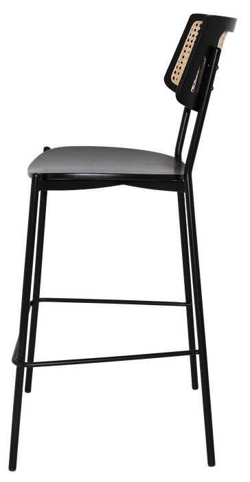 Stool Texas Black - Rattan Black