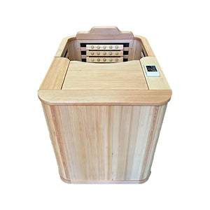 Kylin Space Saving Half Body Infrared Sauna Cabin 1 Person KY-1M4