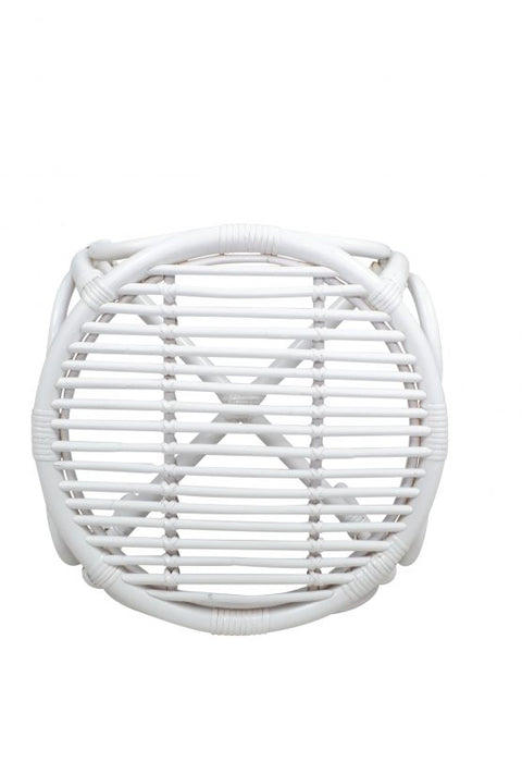 Key Largo Stool / Side Table White