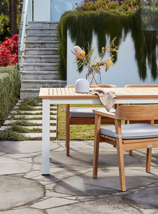 Rome 6 Seater Teak Wood Outdoor Dining Table