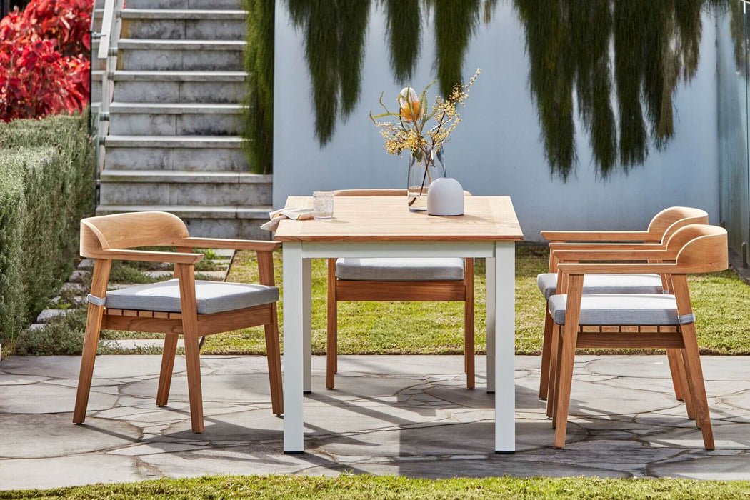 Rome 6 Seater Teak Wood Outdoor Dining Table