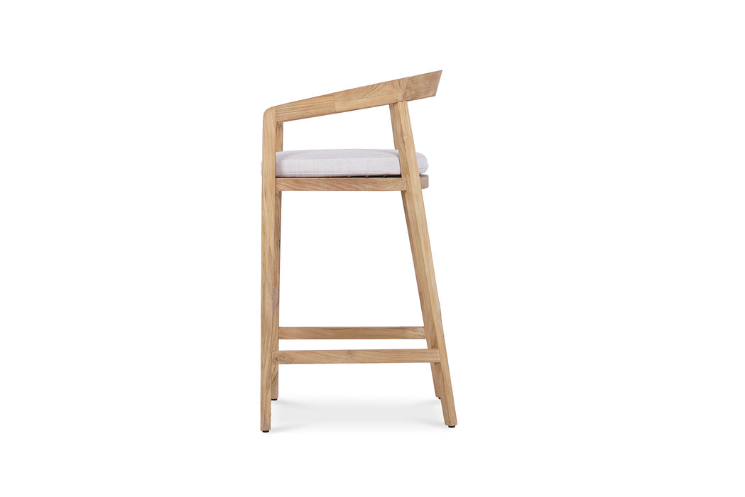 Kingscliff Bar Stool - Natural Cast Natural 78cm