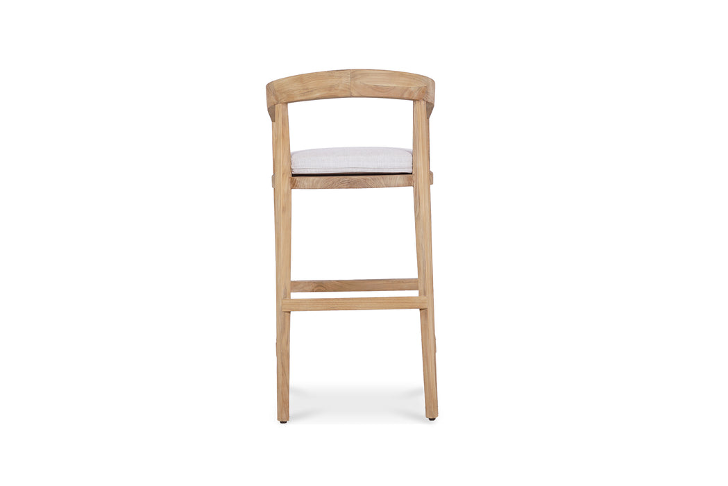 Kingscliff Bar Stool - Natural Cast Natural 78cm