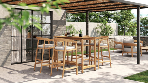 Kingscliff Bar Stool - Natural Cast Natural 78cm