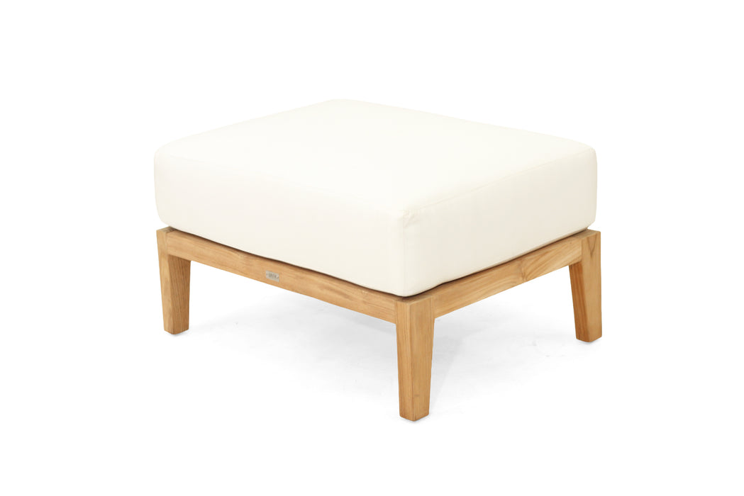 Kingscliff Outdoor Ottoman - Cast Natural