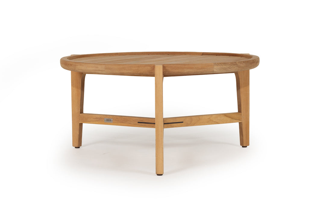 Cabarita Outdoor Round Coffee Table - Natural - 80cm