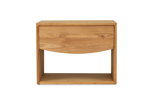 Koa Bedside Table - Low (46cmH) - Natural 60cm