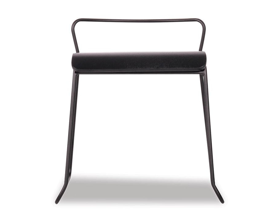 Krafter Low Stool - Black - Black Timber