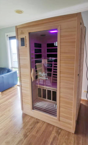 Kylin Low EMF Carbon Far Infrared Sauna Room 2 people - KY2A5-F