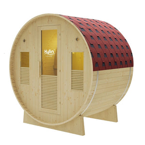 Kylin 4-6 Person Outdoor Barrel Sauna NYS-6MC
