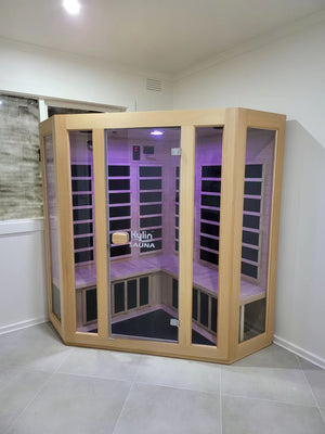 Kylin Superior Carbon Far Infrared Sauna Corner Room 4 person - KY-033LV