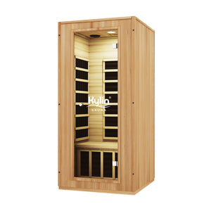 Kylin Modern Carbon Far Portable Sauna Room 1 person - KY-1O6 Oak Color