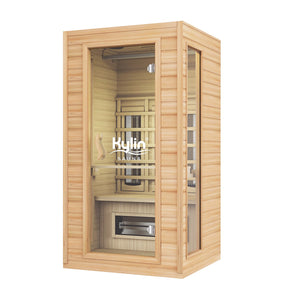 Kylin Ceramic Infrared Sauna Room 1 person with portable table - KY1B5