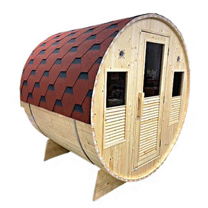Kylin 4 Person Outdoor Barrel Sauna NYS-4MC