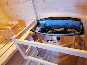 Kylin 4 Person Outdoor Barrel Sauna NYS-4MC