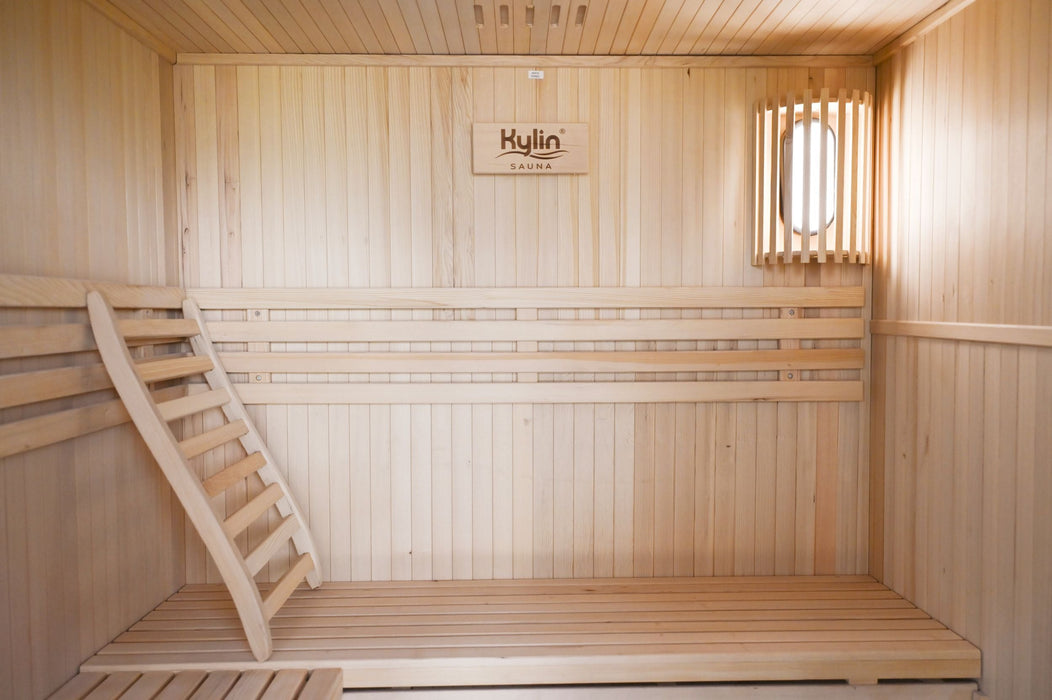 Kylin Traditional Indoor Steam Sauna Room 4 Person QD-EA4