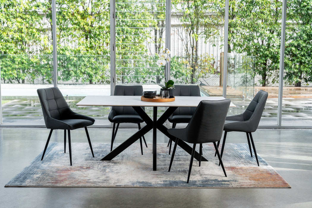 Ryan Dining Chair Charcoal (Set of 4)