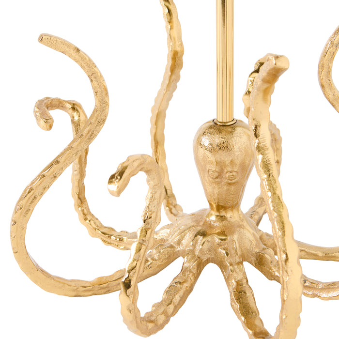 Octopus Lamp - Aluminium, 31cm H