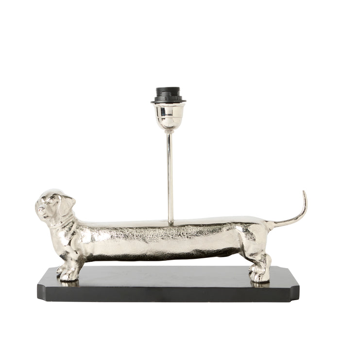 Dachshund Lamp - Aluminium, 35cm H