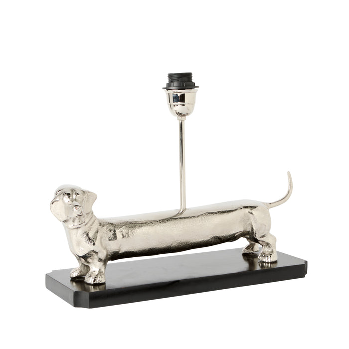 Dachshund Lamp - Aluminium, 35cm H