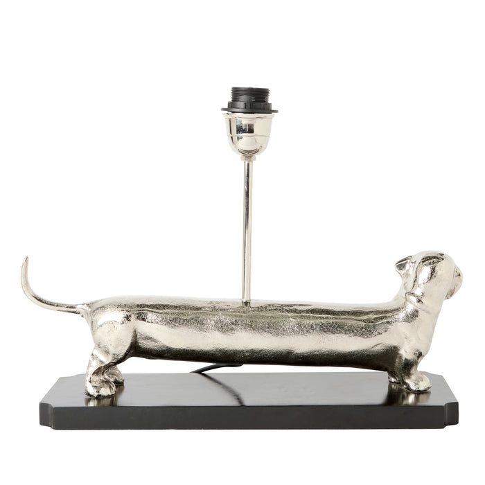 Dachshund Lamp - Aluminium, 35cm H