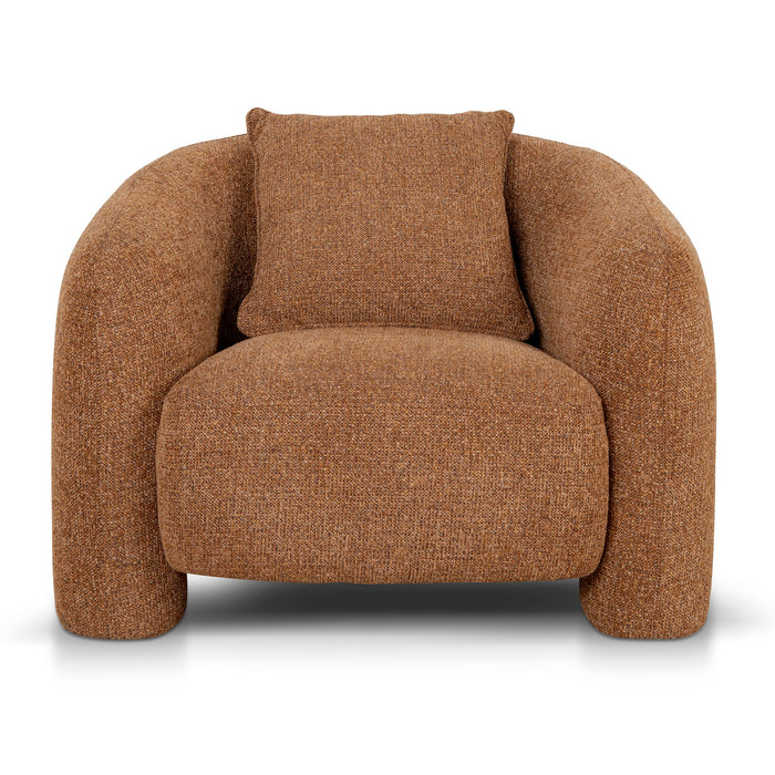 CLC10005-OLS Armchair - Coral Orange