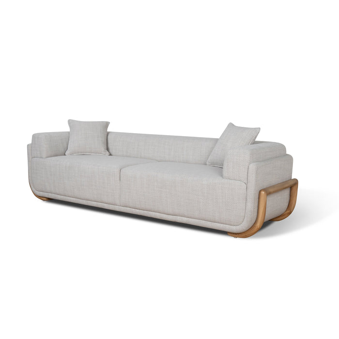 CLC10011-OLS 3 Seater Sofa - Beige Linen