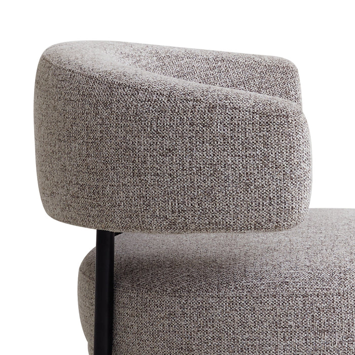 CLC10023-IG Fabric Armchair - Mountain Grey