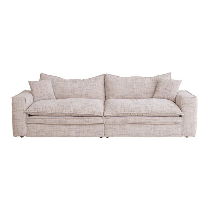 CLC10024-IG 3 Seater Fabric Sofa - Cream