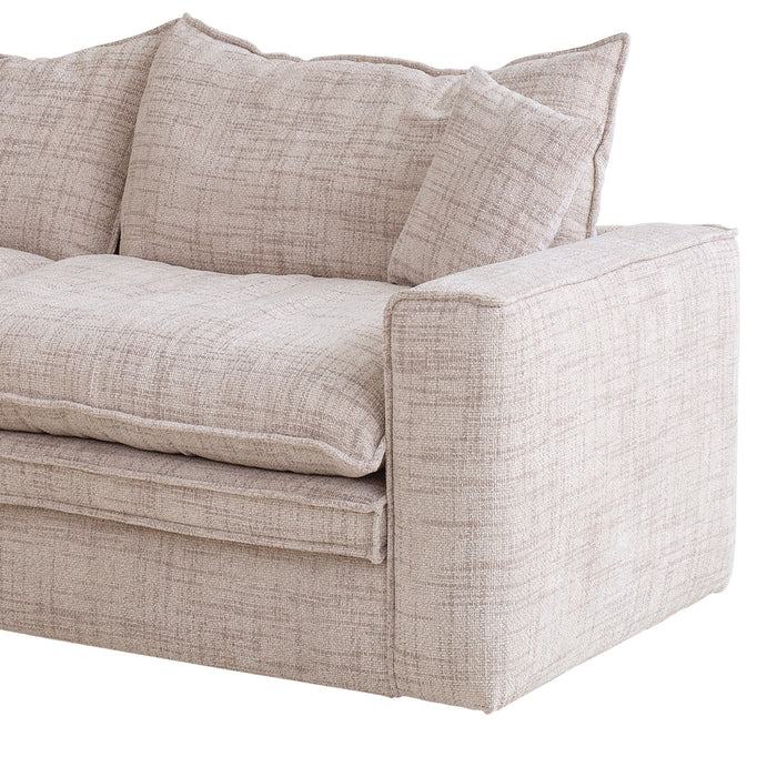 CLC10025-IG 2 Seater Fabric Sofa - Cream