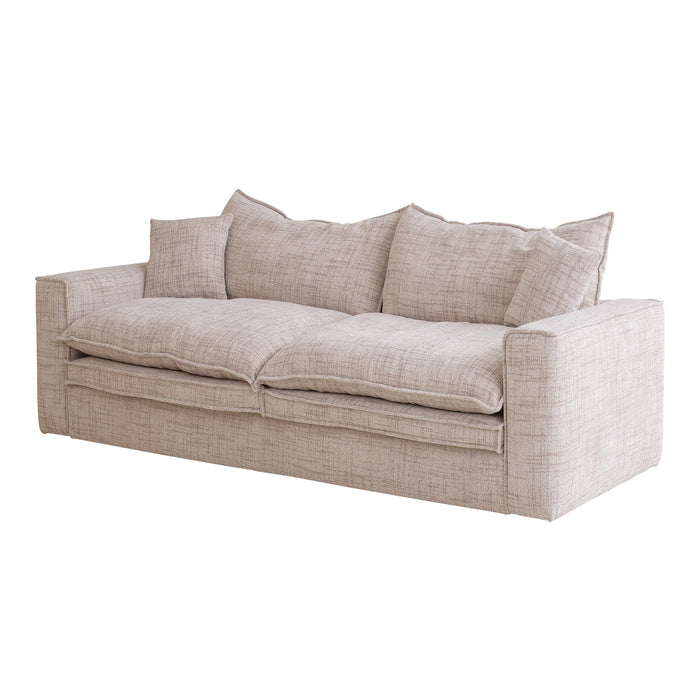 CLC10025-IG 2 Seater Fabric Sofa - Cream