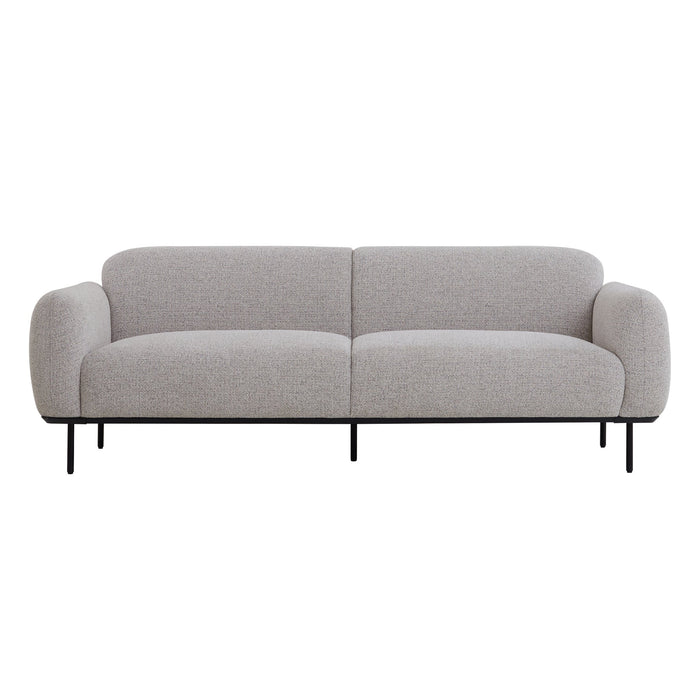 CLC10026-IG 3 Seater Fabric Sofa - Speckled Grey