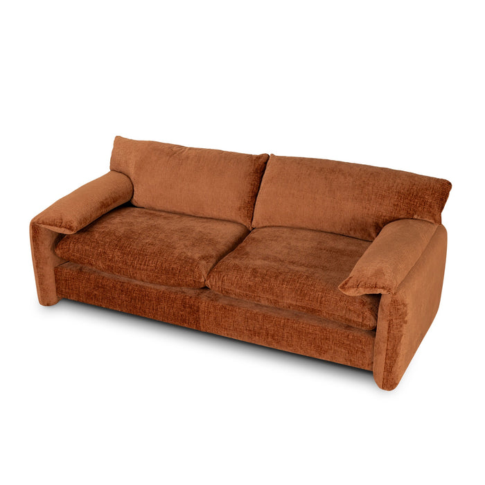 CLC10032-CA 3 Seater Fabric Sofa - Pumpkin