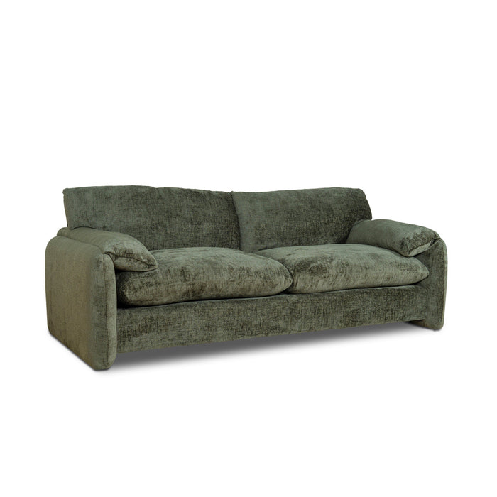 CLC10033-CA 3 Seater Fabric Sofa - Turtle Green