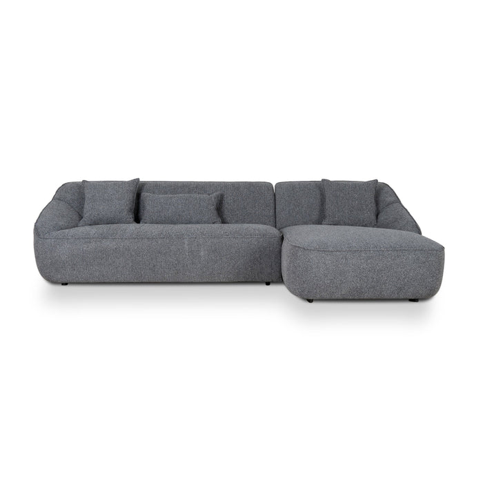 CLC10079-KJ Right Chaise Sofa - Coral Charcoal