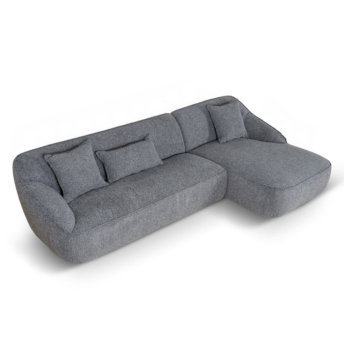 CLC10079-KJ Right Chaise Sofa - Coral Charcoal