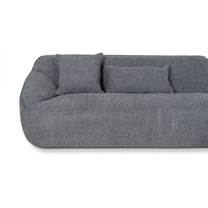 CLC10079-KJ Right Chaise Sofa - Coral Charcoal