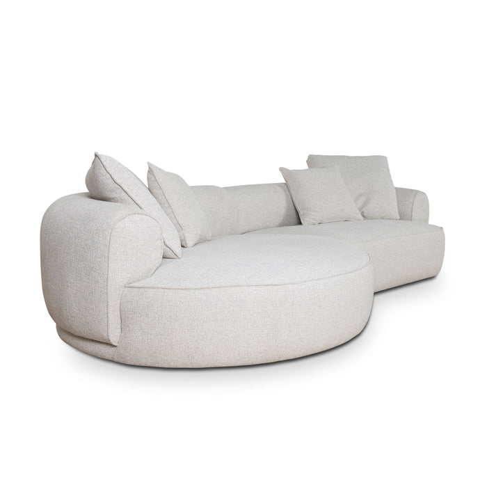 CLC10080-KJ Left Chaise Sofa - Coral Beige