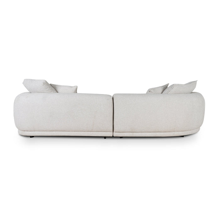 CLC10080-KJ Left Chaise Sofa - Coral Beige