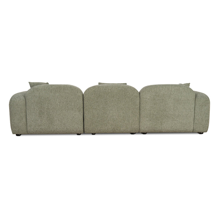 CLC10088-HS 4 Seater Sofa - Coral Light Green