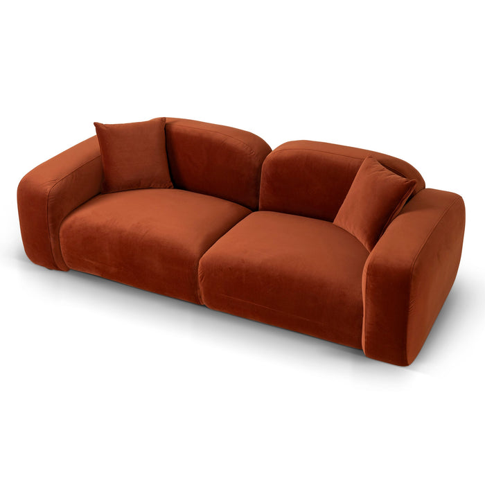 CLC10093-HS 3 Seater Sofa - Rustic Orange