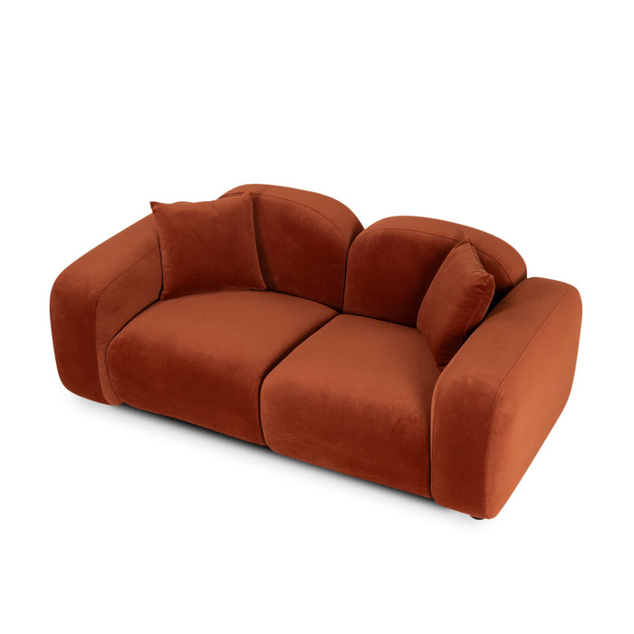 CLC10094-HS 2 Seater Sofa - Rustic Orange