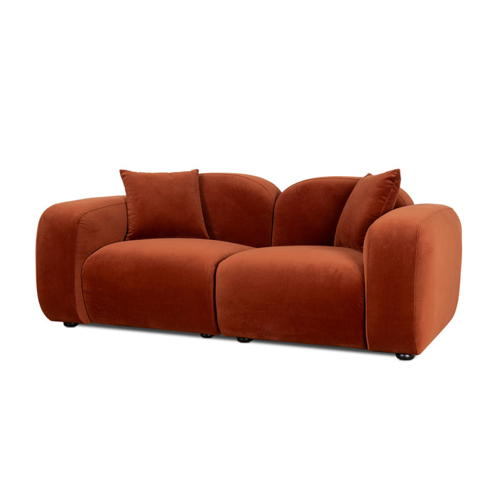 CLC10094-HS 2 Seater Sofa - Rustic Orange