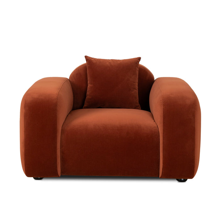 CLC10095-HS Armchair - Rustic Orange