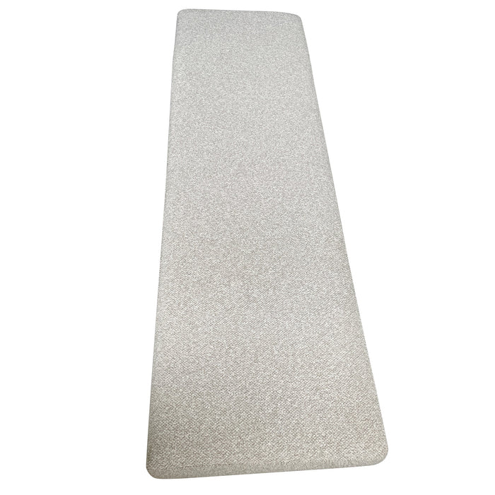 Brittan 1.5m Brushed Gold Ottoman - Clay Grey