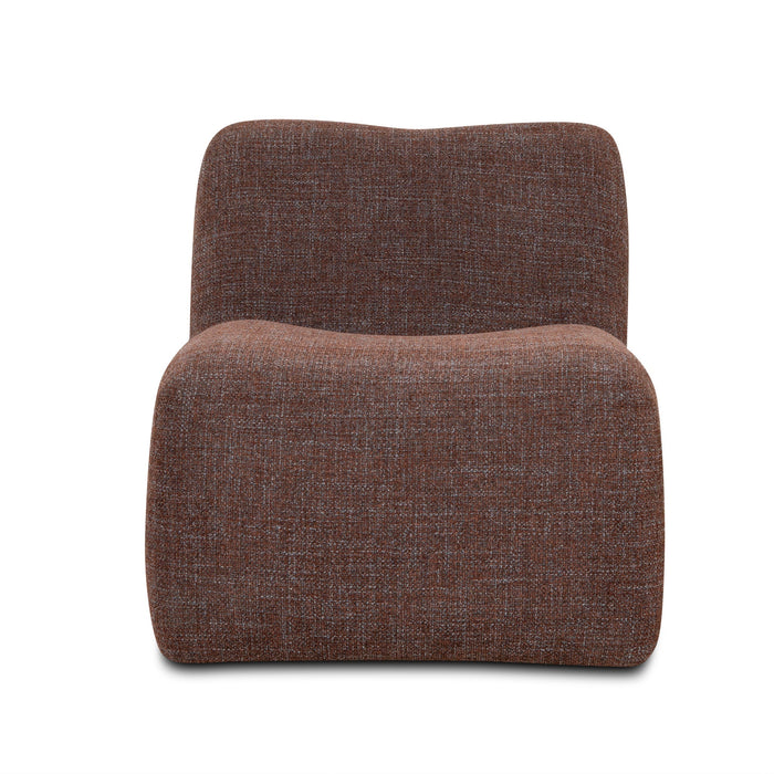 CLC10103-CA Fabric Lounge Chair - Moss Brown