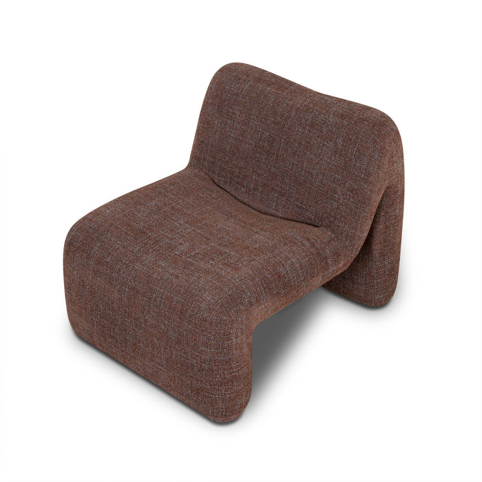 CLC10103-CA Fabric Lounge Chair - Moss Brown