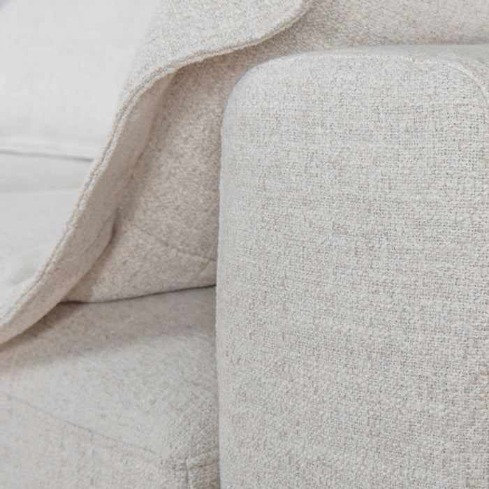 CLC10105-KSO 3 Seater Chaise Sofa - Silver Grey