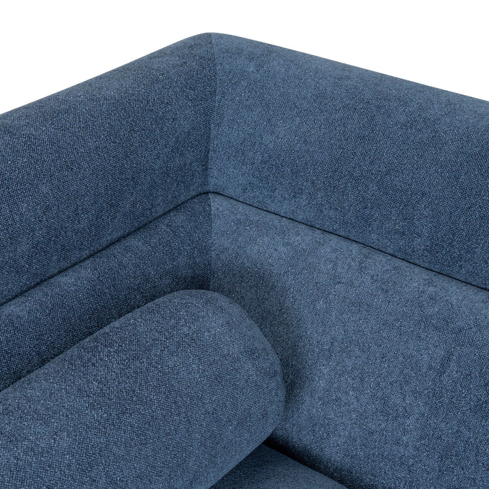 CLC1011-KSO 3 Seater Fabric Sofa - Navy Blue