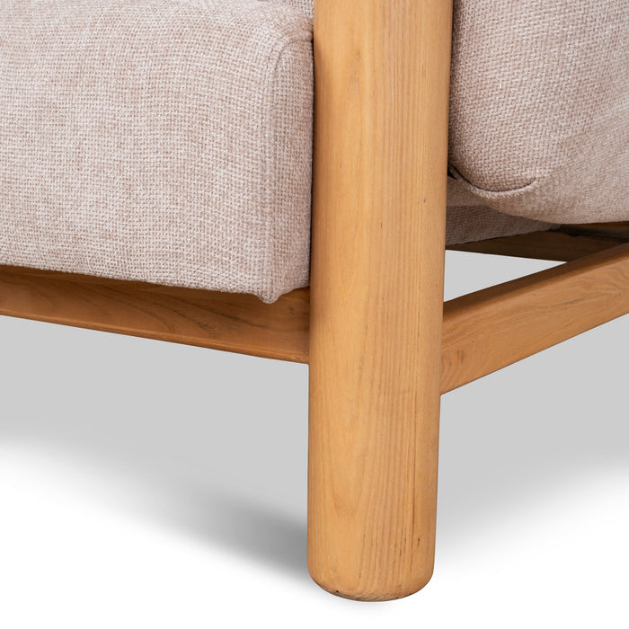 Luca Natural Armchair - Nicki Blush